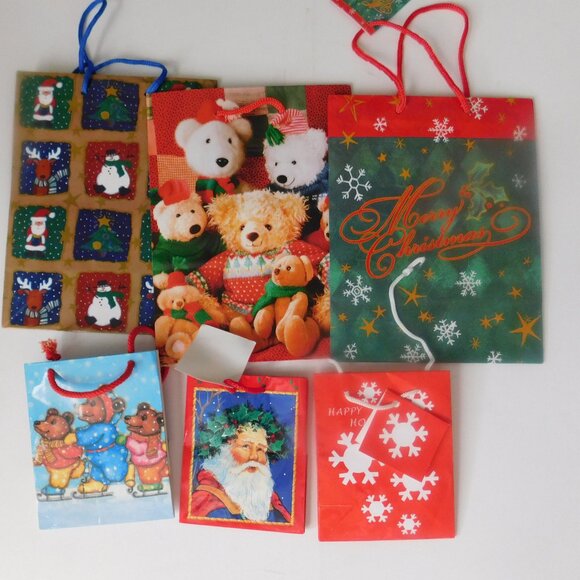 Christmas Gift Wrapping Lot Ribbons Cello Bags Gift Bags - Picture 7 of 10